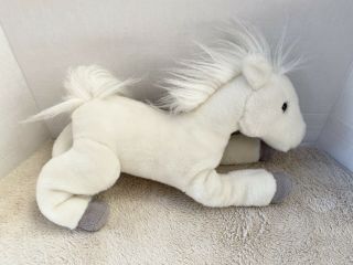 Wells Fargo Legendary Pony Snowflake 2011 14 " Plush White Horse Stuffed Animal