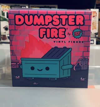 100 Soft Dumpster Fire Glow In The Dark Fye Gitd