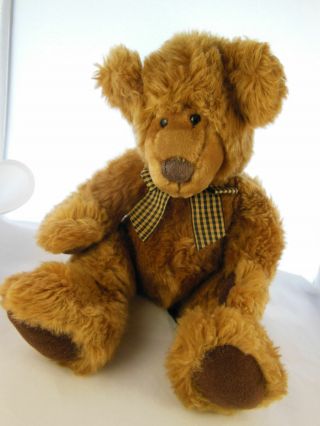 13 " Geoffrey Russ Berrie Plush Teddy Bear Vintage So Cute
