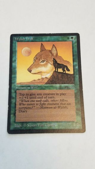 Wyluli Wolf - Magic The Gathering Mtg Arabian Nights Single Card