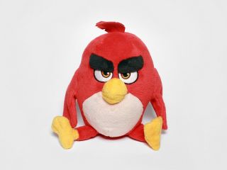 Terence Angry Birds 8 " Plush - Red Bird - 2016 Commonwealth - Stuffed Animal
