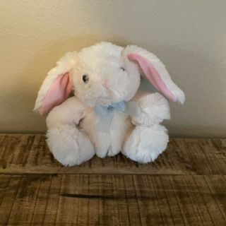 Dan Dee Collector ' s Choice Bunny 7” White Rabbit Easter Plush Stuff Animal Toy 2