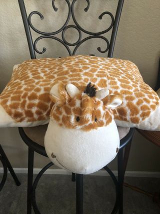 Pillow Pet,  Giraffe,  Large,  And Smoke Euc