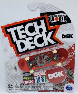 Tech Deck World Edition 2020 Dgk Ultra Rare Limited Series Dragon