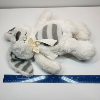 Dan Dee White Bunny Rabbit Plush Stuffed Animal Toy 14 