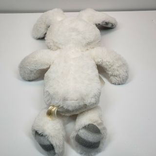 Dan Dee White Bunny Rabbit Plush Stuffed Animal Toy 14 
