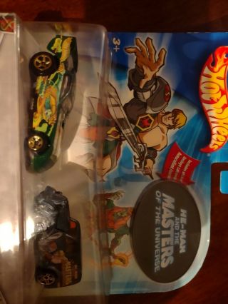 Hot Wheels Masters Of The Universe 200x He - Man / King Hiss 2 Pack