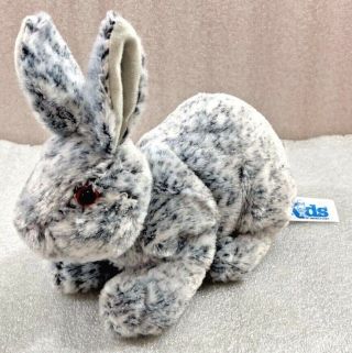 Speckled Gray White Bunny Rabbit Plush 9 " Kids Of America Corp