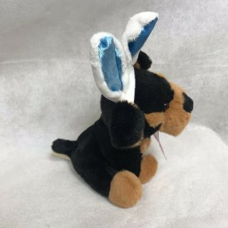 Dan Dee Plush Puppy Easter Bunny Ears - Black Brown - 9 