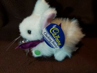 Galerie Cadbury Clucking Bunny Rabbit Plush 6 " Sound Stuffed Animal Toy No Candy