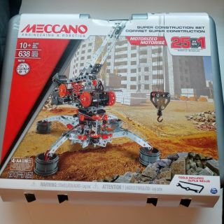 Meccano Erector Construction 25 In 1 Building Set