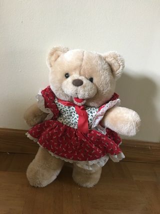 16” Cuddle Wit Christmas Teddy Bear Dress Stuffed Animal Plush Toy