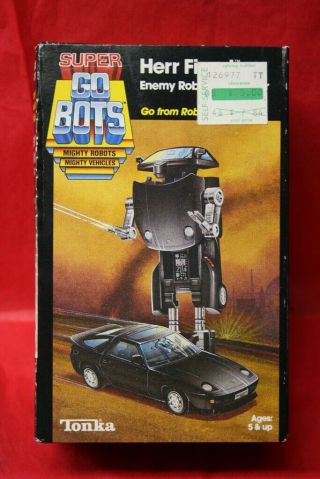 Vintage 1984 Tonka Go Bots Herr Fiend Enemy Robot Sports Car 027