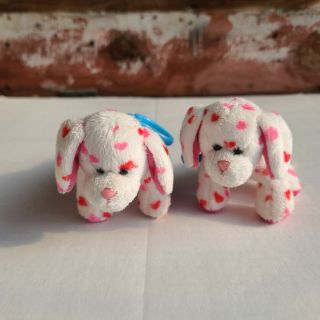 Ganz Webkinz Love Puppy Kinz Klip No Codes Two White Puppies With Hearts