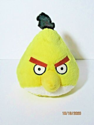 Angry Birds Chuck Yellow Plush 10 " Large Soft Stuffed Commonwealth 2010 Toy