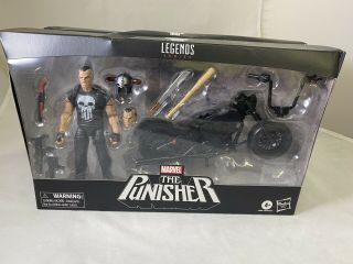 Punisher With Motorcycle Marvel Legends Ultimate 6 - Inch Action Figure -