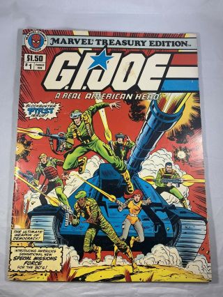 Gi Joe A Real American Hero Comic 1 Marvel Treasury Edition First Issue 1982