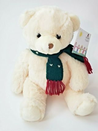 2004 Princess Soft Toys Cream Colored Plush Stuffed Animal Bear For St.  Jude 
