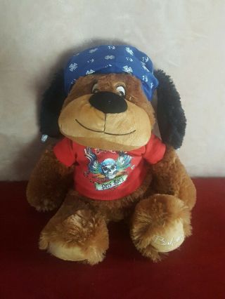 Bret Michaels 2013 Pets Rock Plush Toy With Squeaker Stuffed Animal 18 "