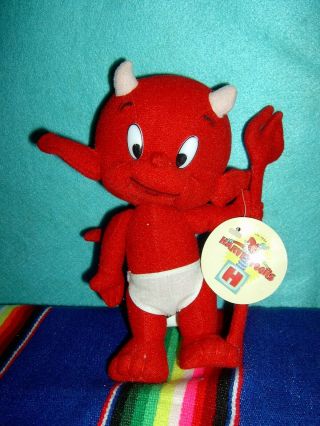 Harvey Toons 8 " Hot Stuff Plush Red Devil 1999