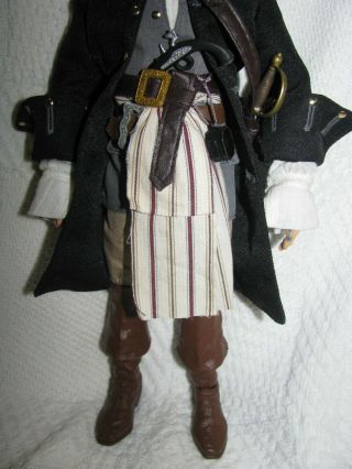1/6th Scale Captain Jack Sparrow,  Pirates of the Caribbean Johnny Depp Figure 3