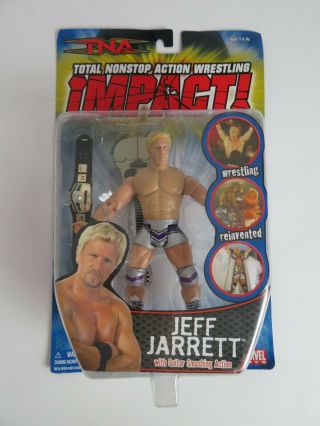 Jeff Jarrett Wwf Tna Impact 2006 Marvel Toys Wrestle Figure