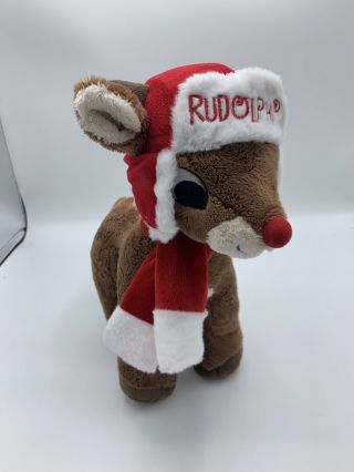 Dan Dee Collectors Choice Rudolph The Red Nosed Reindeer Red Scarf Plush