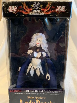 1998 Chaos Comics 12” Lady Death Action Figure Sculpted By Clayburn Moore.