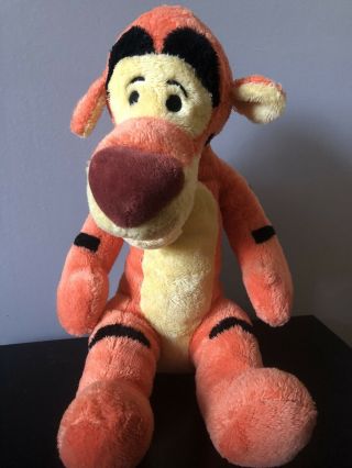 Walt Disney World Winnie The Pooh Tigger Large 15 Inch Stuffed Plush Toy Animal