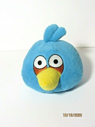 Angry Birds Blue Plush 10 " Large Soft Stuffed Commonwealth 2010 Character Toy