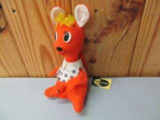 Vintage Dakin Dream Pets Kerry Kangaroo Plush Toy
