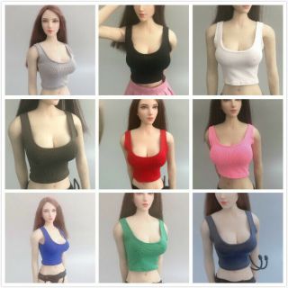 1/6 Sexy Low - Cut Stretch Sports Vest Clothes Fit 12 " Female Ph Tbl Ud Figure