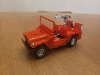 Rare Red Vintage Dah Yang Toys Army Jeep Transformers Ko 1985 G1