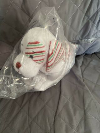 Webkinz Peppermint Puppy Christmas/holiday No Code