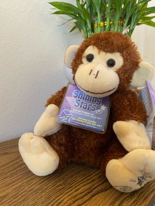 Russ Shining Stars Monkey Plush Stuffed Animal Toy 9.  5 "