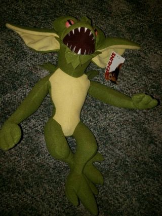 Gremlins Stripe Green Monster Plush Stuffed Animal Toy Factory 12 "