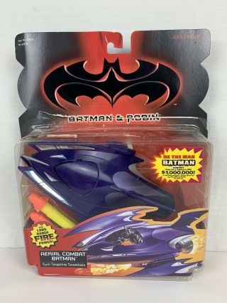 Batman & Robin 1997 Aerial Combat Batman In Package Kenner Dc Comics