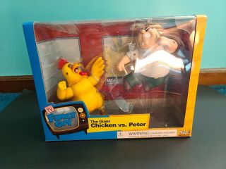 Family Guy Peter Griffin Vs.  The Giant Chicken Deluxe Box Set Mib Rare Mezco Toy