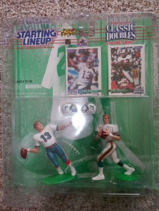 Dan Marino Bob Griese 1997 Starting Lineup Classic Doubles Miami Dolphins