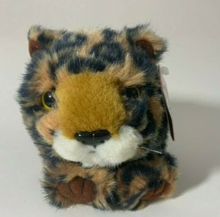 Vintage Lenny The Leopard Plush Puffkin Swibco Nwt