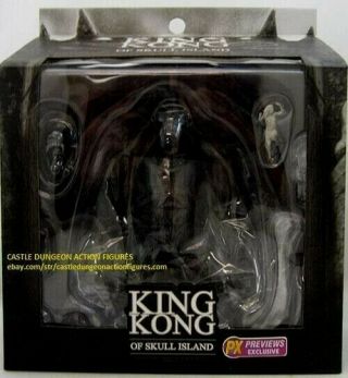 King Kong Skull Island Black & White 7 - Inch Previews Exclusive Mezco Toys