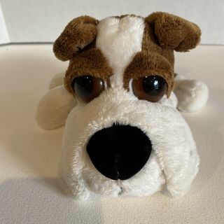 Brimble Russ Berrie And Co Stuffed Animal Dog Brown And White Plush Toy 9 "