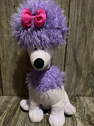 Kohls Cares Cleo Purple Poodle Plush Dog Clifford Stuffed Animal Toy 12 "