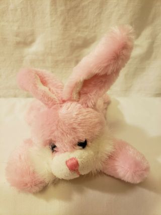 Bunny Plush Dan Dee Collector ' s Choice Pink Rabbit Makes Noise 3