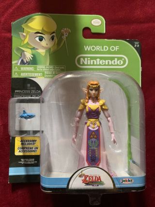 World Of Nintendo Princess Zelda 4” Action Figure Jakks Pacific