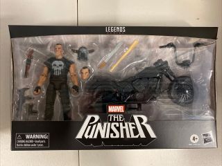 Punisher With Motorcycle Marvel Legends Ultimate 6 - Inch Action Figure -