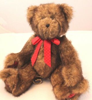 Boyds Plush Large 14 " Brown Bear Dated 1988 - 2006 Stuffed Animal Euc Teddy