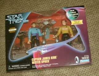 Playmates Star Trek Captain James Kirk Mister Spock Amok Time Action Figure Set