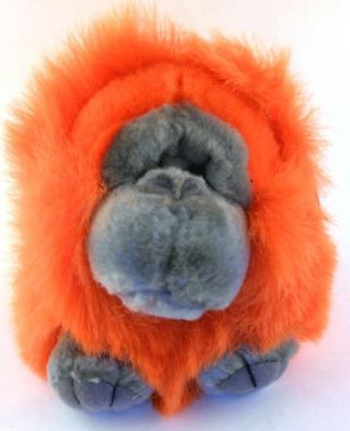 Omar The Orangutan Ape Puffkins Bean Bag Plush 1998 Swibco With Hang Tag