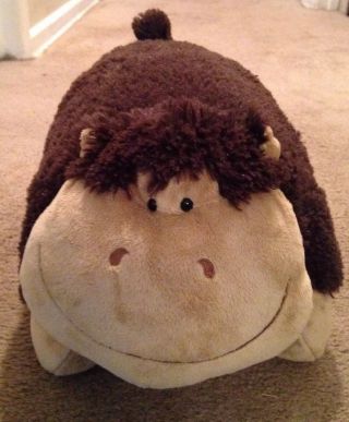 As Seen On Tv Brown And Tan Pillow Pet Pee Wee Silly Monkey